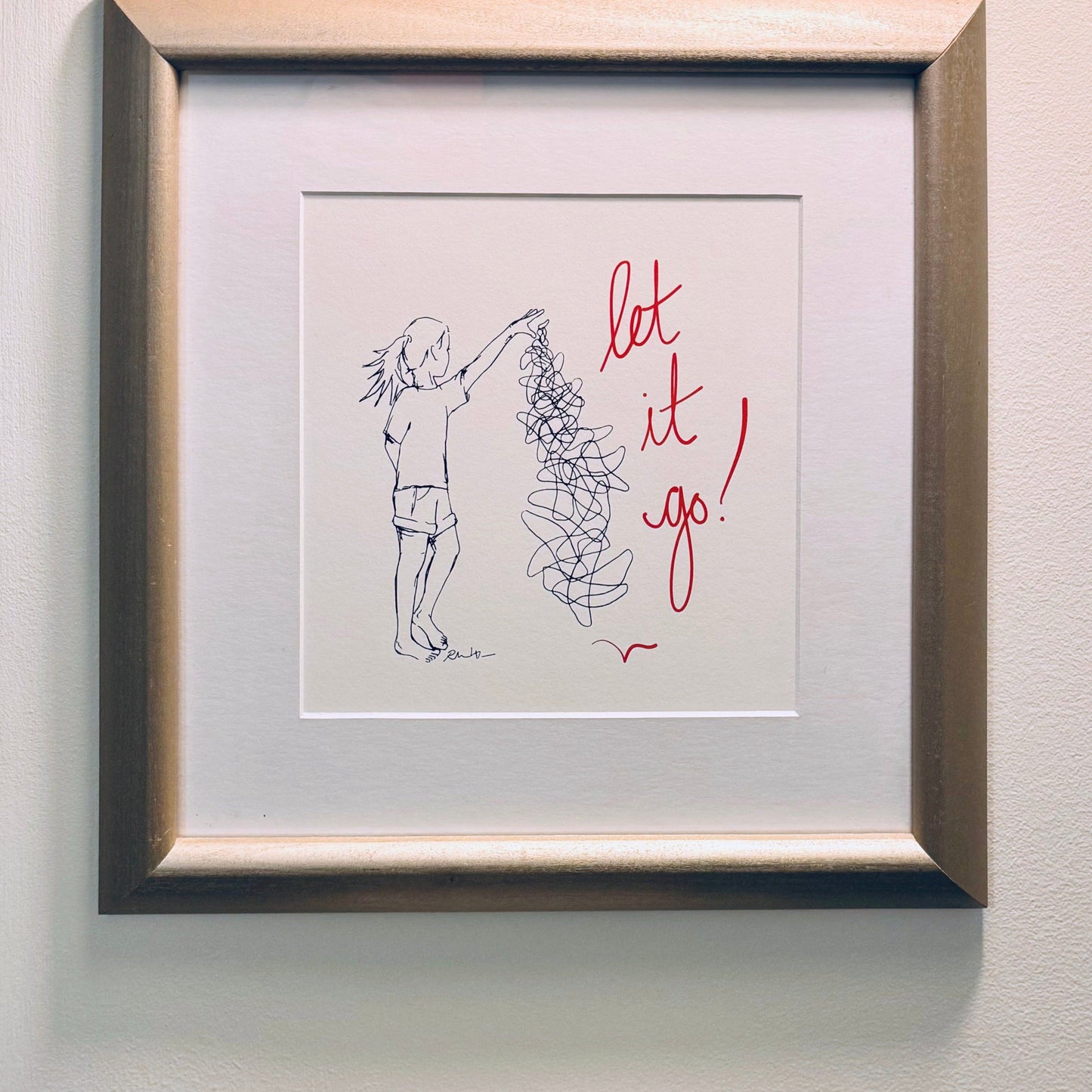 (let it go) framed creation