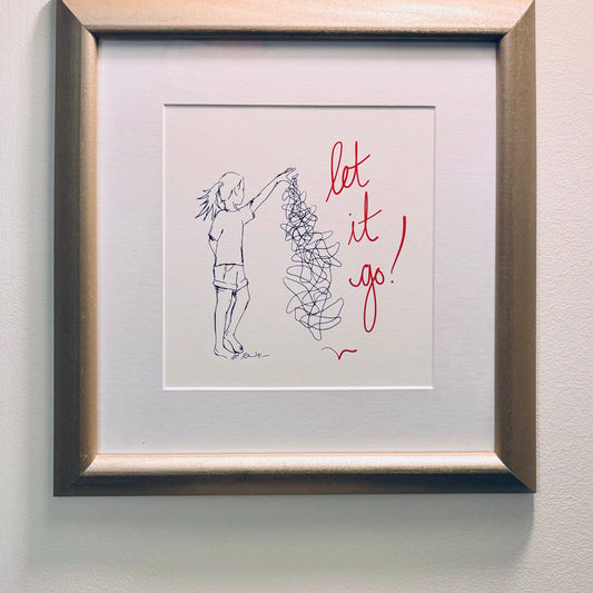 (let it go) framed creation